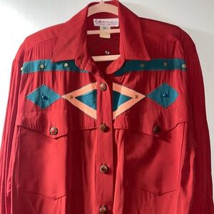 Vintage Helene western style top